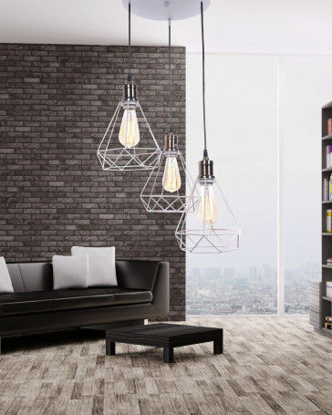Подвесная люстра Lumina Deco Cobi LDP 11609-3 WT