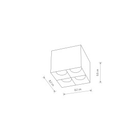Накладной светильник Nowodvorski Midi Led Black 10054