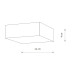 Потолочный cветильник Nowodvorski Lid Square Led White 10420
