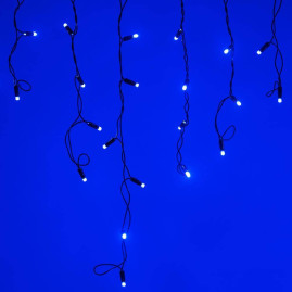 Уличная светодиодная гирлянда Ardecoled бахрома 230V синий ARD-Edge-Classic-2400X600-Black-88Led-Std Blue 026009