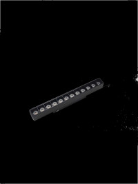 Трековый линейный светильник направленного света Hesby Lighting ElDeko 220мм-3000К, 12Вт, черный HSBL_0146