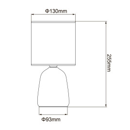 Настольная лампа Uniel UML-B305 E14 Pink UL-00012421