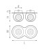 Комплект из светильника и рамки Lightstar Intero Ball (217627+217064+217064) i6276464
