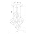 Подвесная люстра TK Lighting 2778 Alambre