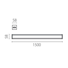 Светильник линейный 60W Trito Lightstar 456607