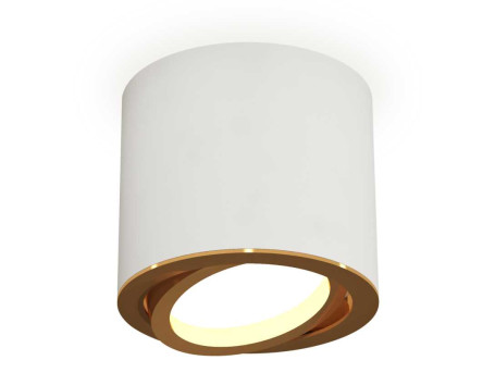 Комплект накладного светильника Ambrella light Techno Spot XS7401004 SWH/PYG белый песок/золото желтое полированное (C7401, N7004)