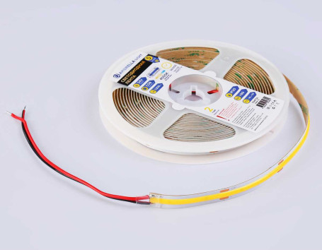 Светодиодная лента Ambrella Light GS4752 COB 528Led/14W m/ 24V IP20 4500K/ 5m*10mm*2mm (2 конт.) GS4752