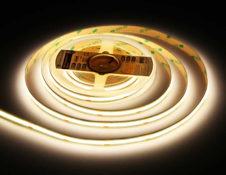 Светодиодная лента Ambrella Light GS4752 COB 528Led/14W m/ 24V IP20 4500K/ 5m*10mm*2mm (2 конт.) GS4752