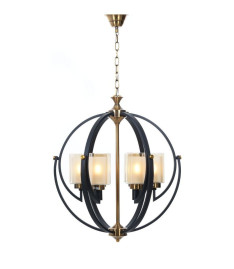 Подвесная люстра Lumina Deco Bergen LDP 1232-6 BK+MD