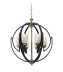 Подвесная люстра Lumina Deco Bergen LDP 1232-6 BK+MD