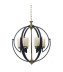 Подвесная люстра Lumina Deco Bergen LDP 1232-6 BK+MD