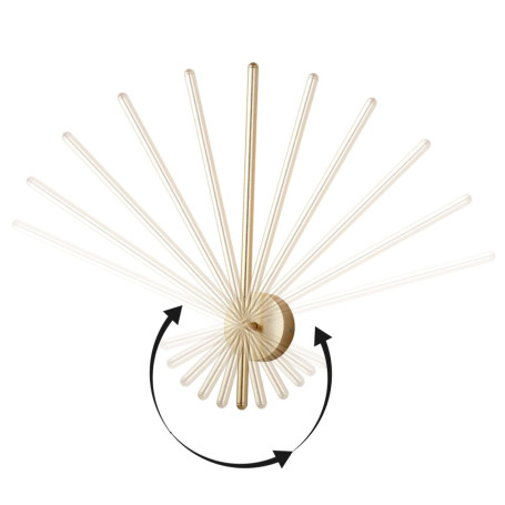 Настенный светодиодный светильник Crystal Lux VERDE AP L1000 GOLD NEW