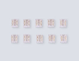 Соединитель прямой  AMBRELLA LIGHT ILLUMINATION COB 12/24V для лент 8/10mm (2 конт.) (10шт. в комплекте) GS6361