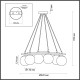 Подвесная люстра Lumion Moderni Randi 5212/6