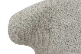 Стул обеденный шенилл белый