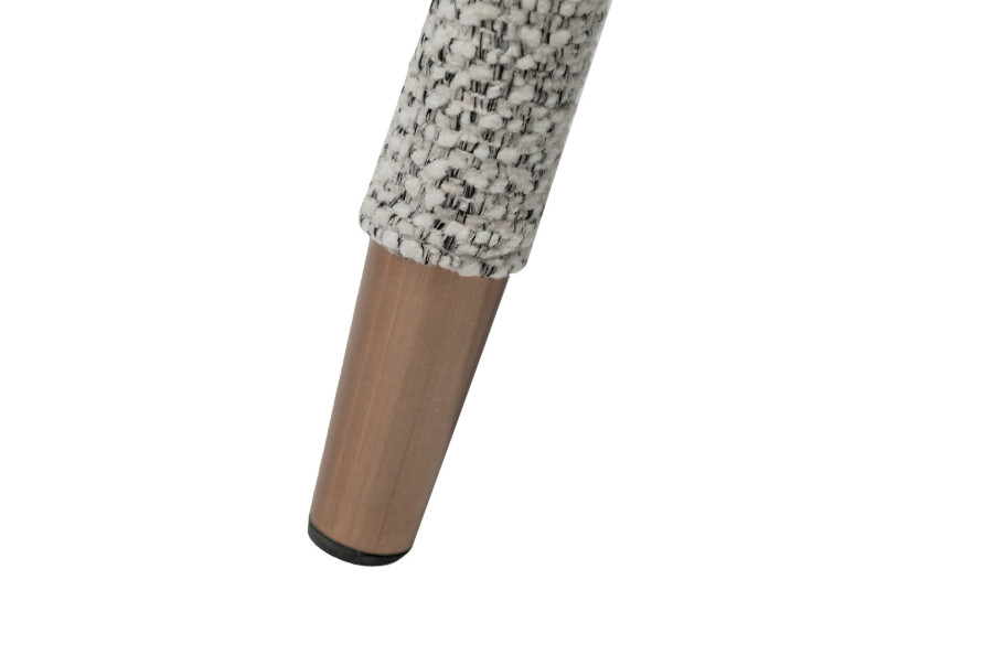 Стул обеденный шенилл белый