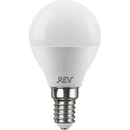 Лампа светодиодная REV G45 Е14 11W 2700K теплый свет шар 32505 5