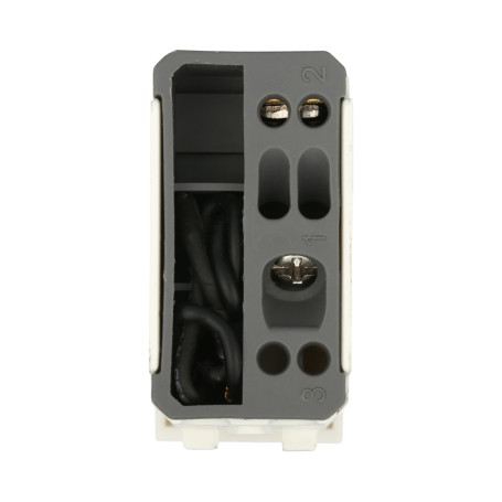 Переключатель LK Studio с двух мест, с индикатором 45х22,5мм (схема 6L) 16 A, 250 B (белый) LK45 850404-1