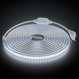 Комплект светодиодной влагозащищенной ленты OGM 6W/m 120LED/m 2835SMD холодный белый 5M SL-67