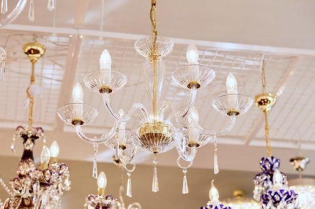 Подвесная люстра Artglass Stefanie VIII. Swarovski Elements