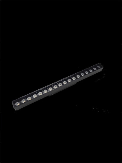 Трековый линейный светильник направленного света Hesby Lighting ElDeko 325мм-4000К, 18Вт, черный HSBL_0149