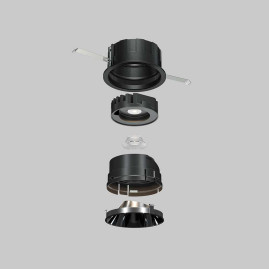 Декоративная рамка-отражатель Maytoni Technical Wise Ring057-10-GF