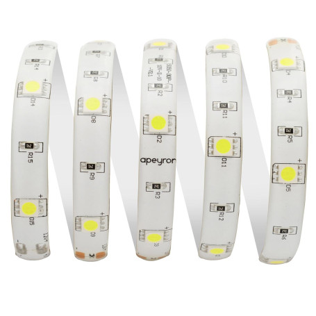 Светодиодная влагозащищенная лента OGM 7,2W/m 30LED/m 5050SMD холодный белый 5M LSE-155