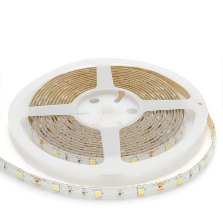 Светодиодная влагозащищенная лента OGM 7,2W/m 30LED/m 5050SMD холодный белый 5M LSE-155