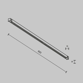 Трековый светильник Maytoni Technical EXILITY X Points TR241-2-12W4K-B