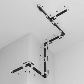 Шинопровод накладной/подвесной магнитный Maytoni Technical Exility Busbar trunkings TRX034-412W