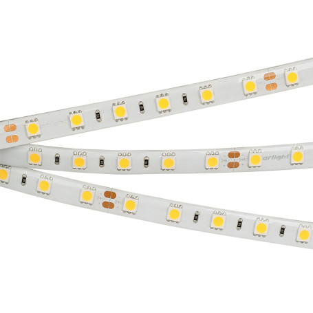 Светодиодная влагозащищенная лента Arlight 14W/m 60Led/m 5060SMD теплый белый 5M RTW-SE-B60-10mm 24V Warm3000 015279(3)