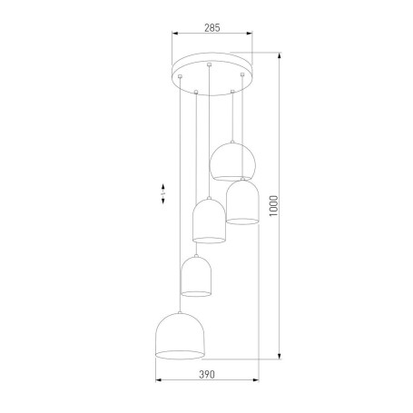 Подвесная люстра TK Lighting 2830 Tempre