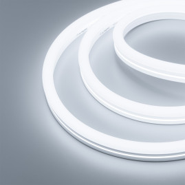 Светодиодная лента герметичная MOONLIGHT-SIDE-X336-12x24mm 230V White6500 (11 W/m, IP65, 50m, wire x1) (Arlight, Грибовидная форма) 051905