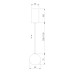 Подвесной светодиодный светильник Elektrostandard Giro 50215/1 Led белый a055673