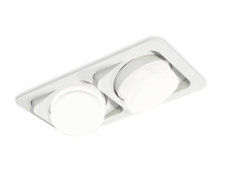 Комплект встраиваемого светильника Ambrella light Techno Spot XC7663083 SWH/FR/CL белый песок/белый матовый/прозрачный (C7663, N7160)