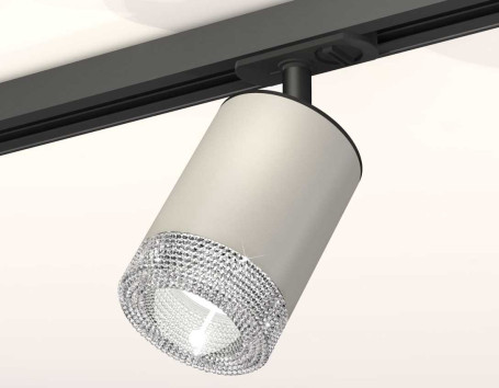 Комплект трекового светильника Ambrella light Track System XT7423010 SGR/CL/SBK серый песок/прозрачный/черный песок (A2537, C7423, N7191)