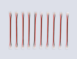 Соединитель гибкий двухсторонний AMBRELLA LIGHT ILLUMINATION COB 12/24V для лент 8/10mm (2 конт.) (10шт. в комплекте) GS7895