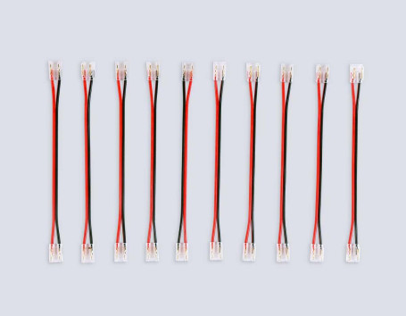 Соединитель гибкий двухсторонний AMBRELLA LIGHT ILLUMINATION COB 12/24V для лент 8/10mm (2 конт.) (10шт. в комплекте) GS7895