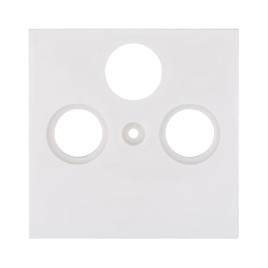 Накладка LK Studio розетки TV+FM+SAT, 2(3) отверстия (белый) LK80 845204-1