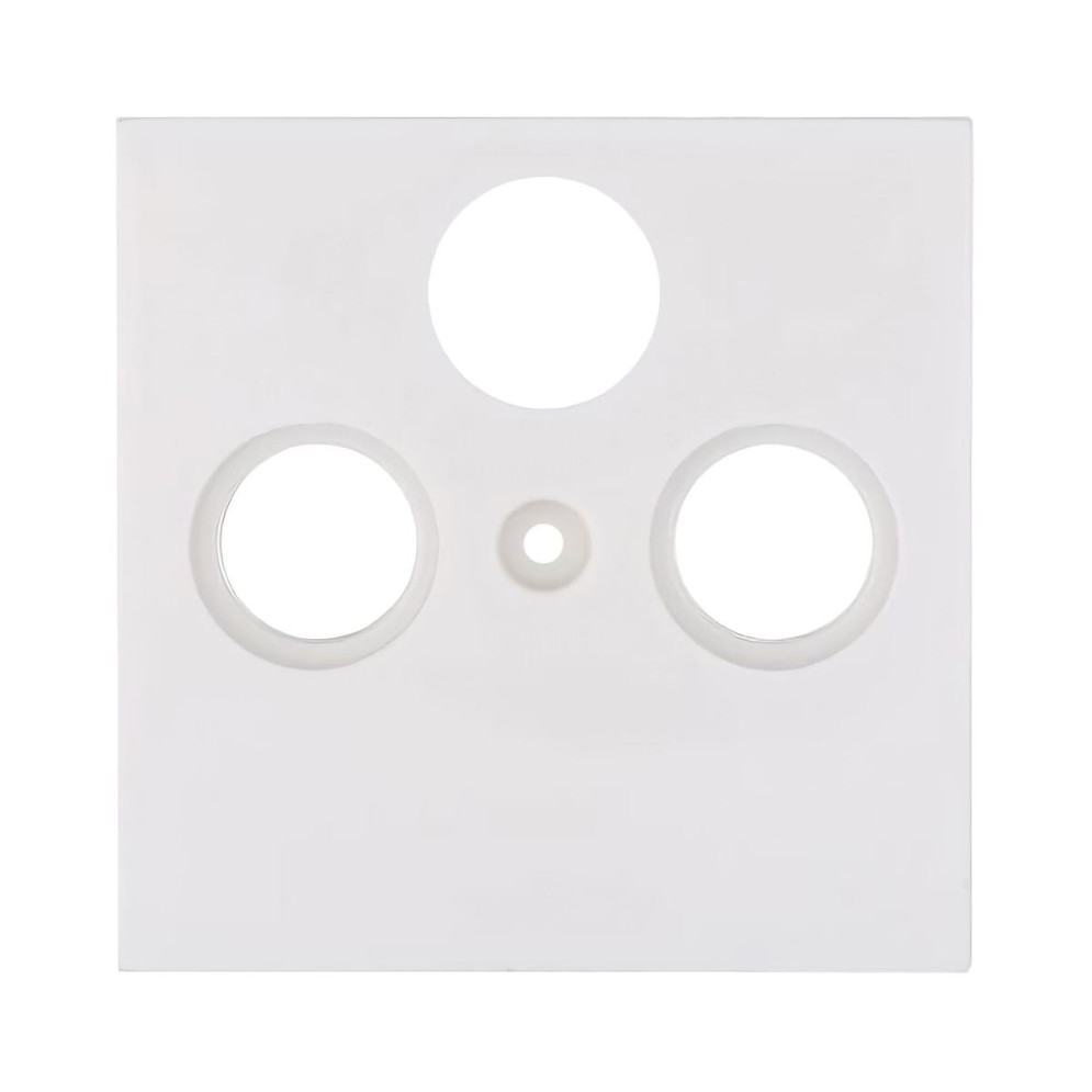 Накладка LK Studio розетки TV+FM+SAT, 2(3) отверстия (белый) LK80 845204-1