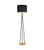 Торшер Lumina Deco Belforte LDF 5527 GD+BK