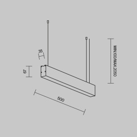 Линейный светильник Maytoni Technical LL312042