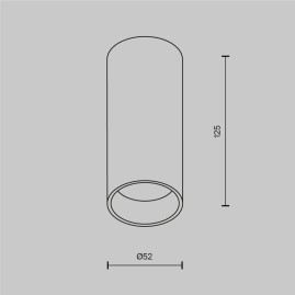 Потолочный светильник Maytoni Technical Ceiling FOCUS LED C056CL-L12W3K-W-PT