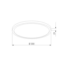 Потолочный светодиодный светильник TK Lighting 18796 Aqua CCT+DIM IP54