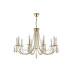 Подвесная люстра Crystal Lux Victoria SP10 Gold/Amber