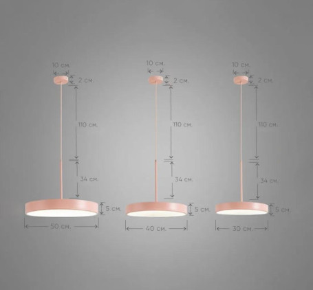 Подвесной светодиодный светильник Imperium Loft Turna One D40 Gray 183488-26