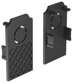 Заглушка Hesby Lighting ElDeko для встраиваемого шинопровода, чёрная, 2 шт HSBL_0067