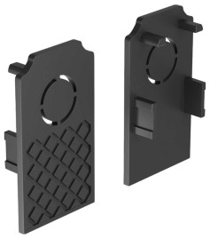 Заглушка Hesby Lighting ElDeko для встраиваемого шинопровода, чёрная, 2 шт HSBL_0067