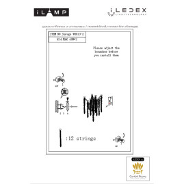 Настенный светильник iLamp Savage W8813-2 GD