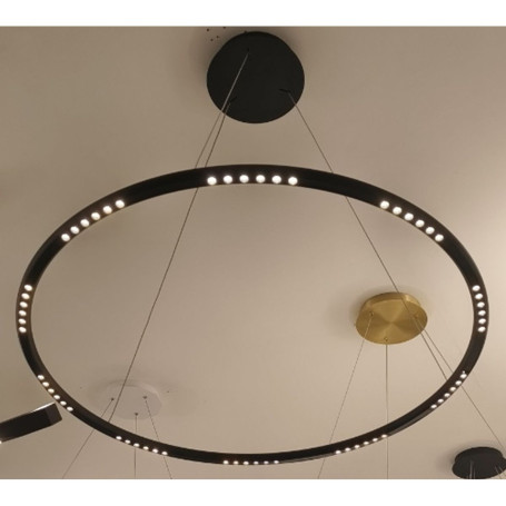 Подвесной светодиодный светильник Italline IT013-6022 black 3000K